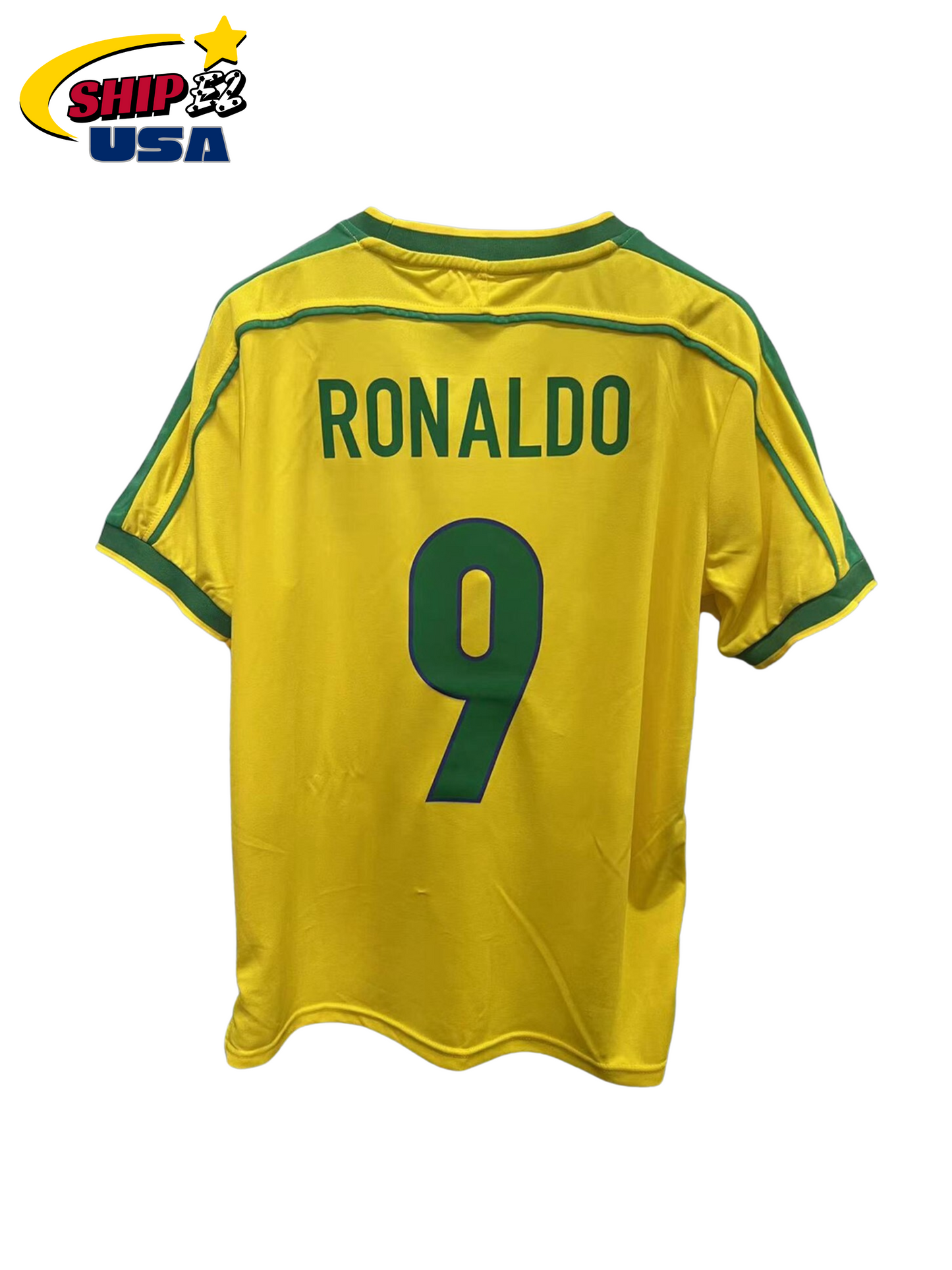 Ronaldo Nazário Brazil 1998 Home Jersey