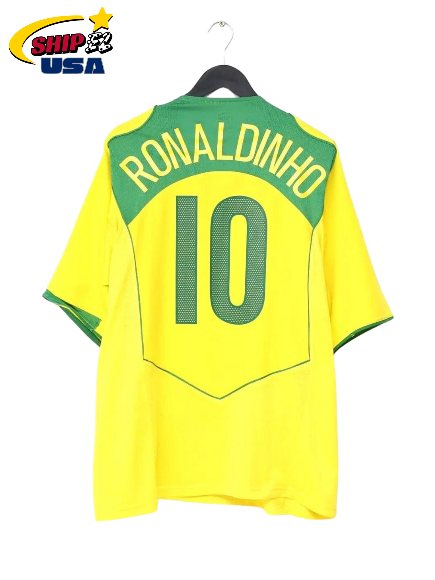 Ronaldinho Brazil 2004–06 Home Jersey