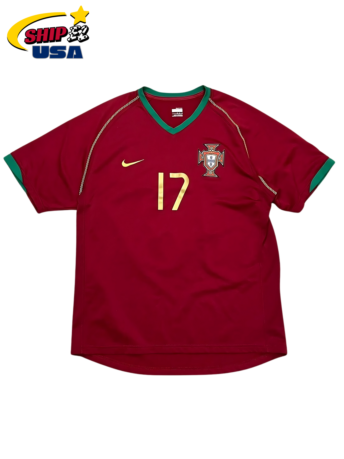 Cristiano Ronaldo Portugal 2006 Home Jersey