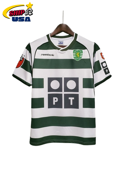 Retro C. Ronaldo Jersey Sporting CP 2001-2003 Home Vintage #28 Jersey