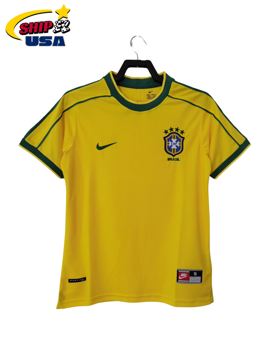 Ronaldo Nazário Brazil 1998 Home Jersey