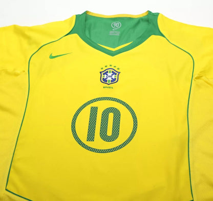Ronaldinho Brazil 2004–06 Home Jersey