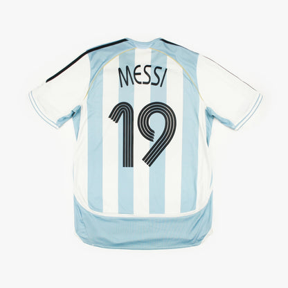 Lionel Messi Argentina 2006 Home Jersey