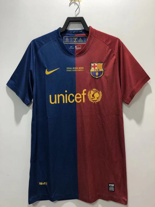Messi 10 FC Barcelona 2009 Final Roma Champions League Football Soccer Jersey